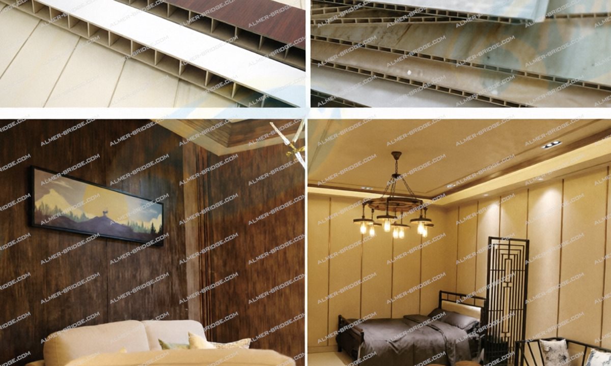  Экструзионная линия для производства широкоформатных ПВХ дверных и стеновых панелей YF-200 (1)