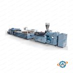  Экструзионная линия для производства широкоформатных ПВХ дверных и стеновых панелей YF-600 мни (0)