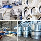  Экструзионная линия для производства труб из ПВХ/НПВХ/ХПВХ KWX-1000-PVC мни (1)