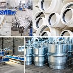  Экструзионная линия для производства труб из ПВХ/НПВХ/ХПВХ KWX-200-PVC мни (1)