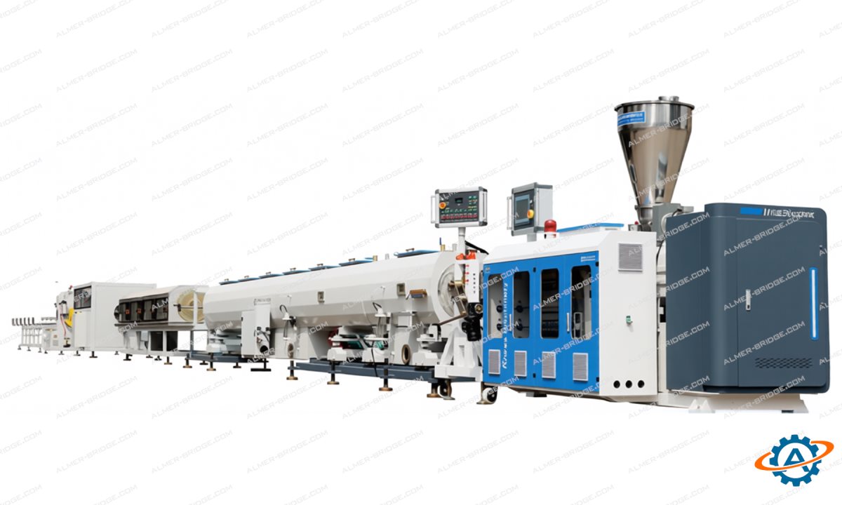  Экструзионная линия для производства труб из ПВХ/НПВХ/ХПВХ KWXP-630-PVC (0)