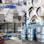  Экструзионная линия для производства труб из ПВХ/НПВХ/ХПВХ KWXP-630-PVC мни (1)