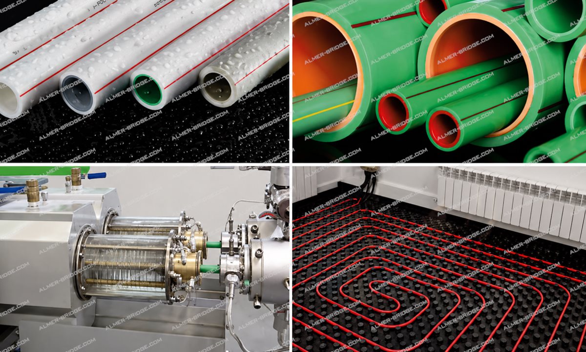  Высокоскоростная экструзионная линия для производства труб из PP-R/PERT одноканальная PP-R-63 Single диам.20-110мм (1)