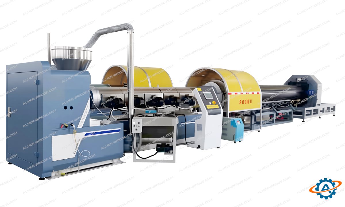  Экструзионная линия для производства труб из сверхвысокомолекулярного полиэтилена UHMWPE-450 (0)