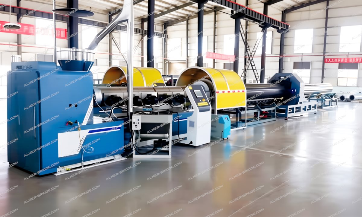  Экструзионная линия для производства труб из сверхвысокомолекулярного полиэтилена UHMWPE-450 (1)