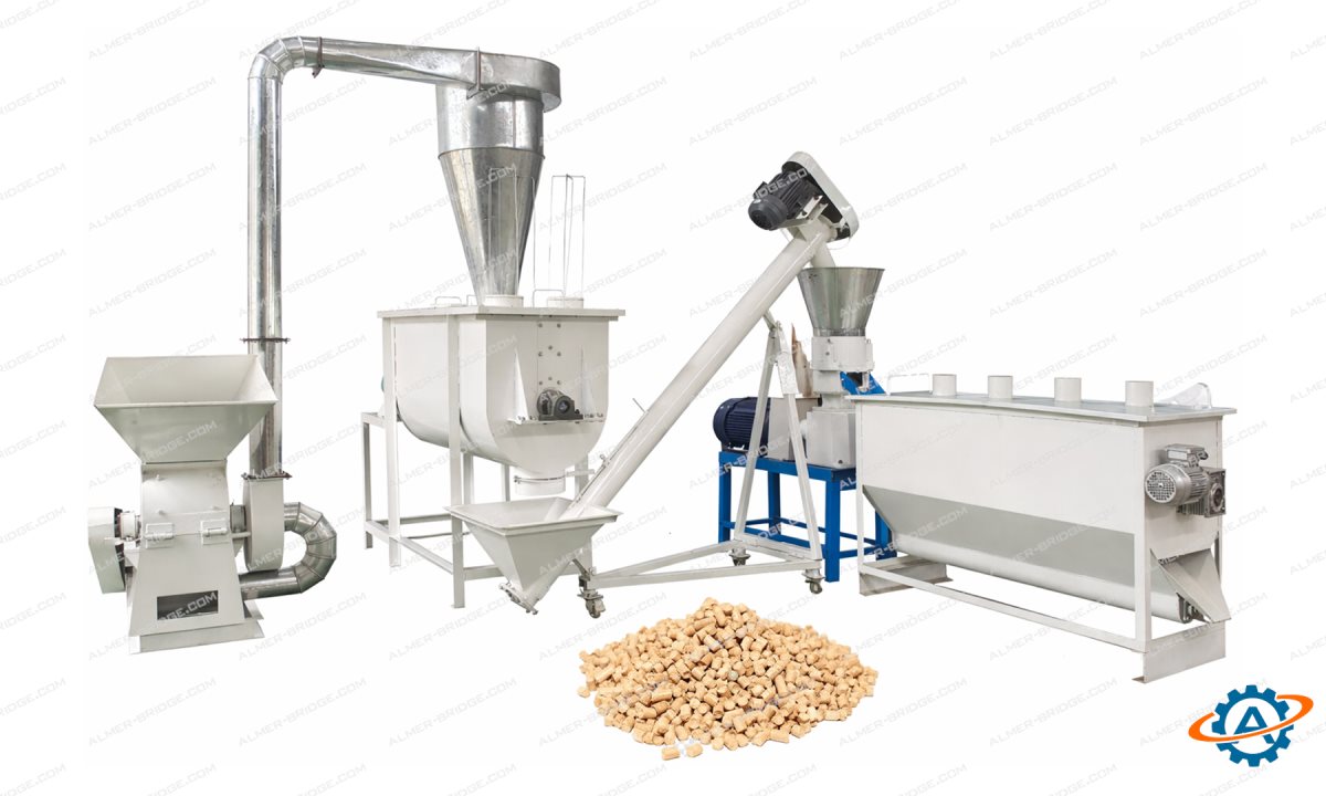  Линия для производства топливных пеллет 200 кг в час. (0)