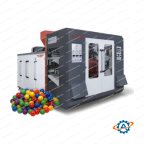 Автоматическая экструзионная выдувная машина для изготовления шариков для сухого бассейна Q-75-shar  фото