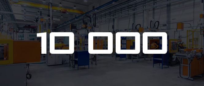 10 000 м² - площадь цеха по производству